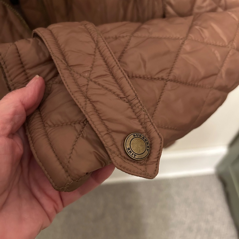 Burberry Brown Quilted Jacket - Picture 3 of 7
